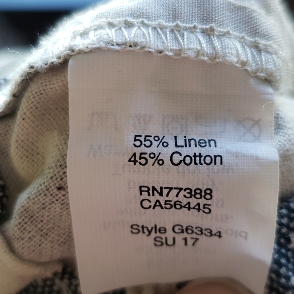 J. Crew Gray and White Patterned Women Shorts - Picture 6 of 7